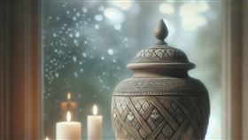 骨灰，火化（圖／AI製圖）
