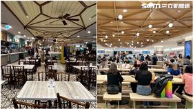 直擊／中午人超少！寶林案延燒「遠百A13美食街」　新光三越、101爆滿