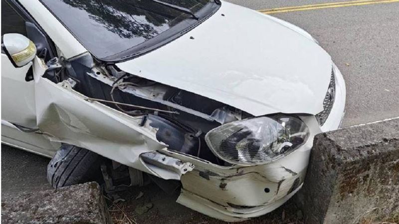 苗栗婦載父返家自撞護欄　9旬翁傷重不治