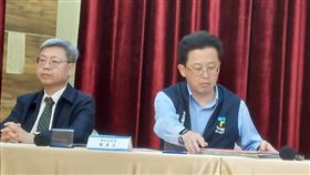 ▲蔣萬安北市府針對寶林案進度更新說明記會（圖／記者陳怡潔）