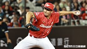 ▲中華職棒35年開幕戰，味全龍第2任投手銳歐。（圖／記者劉彥池攝影）