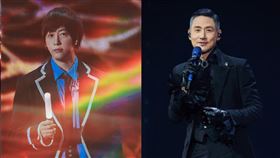 現年62歲張學友（右）與48歲五月天主唱阿信（左）。（圖／超級圓頂／相信音樂提供）