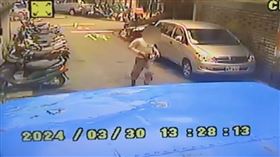 士林工安意外移工逃跑畫面。（圖／翻攝畫面）