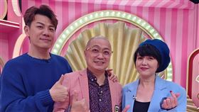 陳志強（左起）、Paul、苗可麗上節目