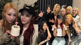 Elkie莊錠欣特地替韓東獻上小蛋糕慶生。