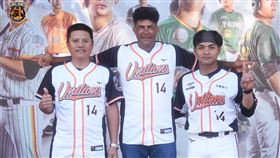 ▲統一獅吳佳榮、賀亮德、邱智呈。（圖／統一獅提供）