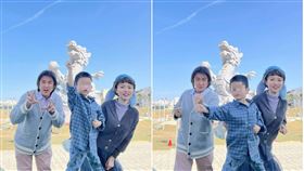 ▲黃靖倫一家三口很幸福。（圖／翻攝自Facebook／黃靖倫）