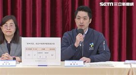 ▲北市府針對寶林案進度更新說明記者會，市長蔣萬安說明（圖／記者許皓婷攝影）