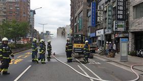 台北捷運龍山寺站附近傳出瓦斯外洩。（圖／翻攝畫面）