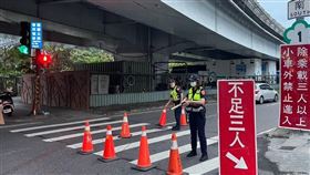 清明連假北市中山區高乘載管制。（圖／中山分局提供）