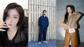 （左起）Cindy、朱軒洋、吳卓源遭爆料三角關係。（圖／翻攝自IG）