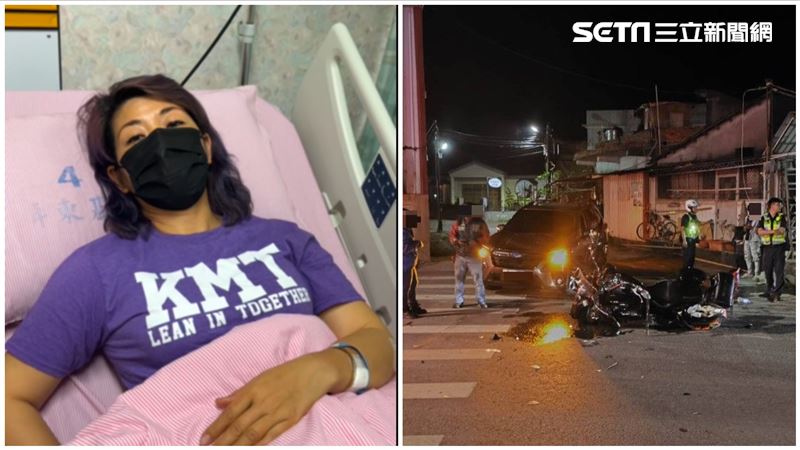 新／屏縣議員蘇資婷騎重機車禍　受傷送醫