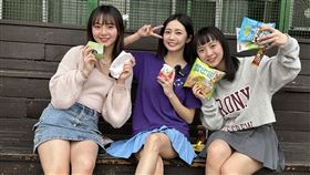 陳詩雅（左起）、慈妹、陳詩媛錄製《懿想天開》全新企劃。