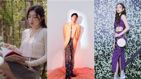 （左起）Cindy、朱軒洋、吳卓源遭爆料三角關係。（合成圖／翻攝自IG）