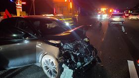 國1,緩撞車,車禍,施工,楠梓