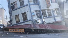 花蓮,地震,倒塌,餐廳（圖／翻攝畫面）