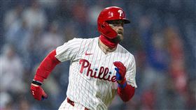 ▲費城人哈波（Bryce Harper）炸裂2分砲！達成生涯1000分得分。（圖／路透社／達志影像）
