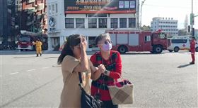 天王星大樓,傾斜,坍塌,救援（圖／翻攝畫面）