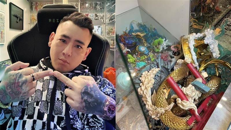 蹦闆遇強震家裡全毀　數十萬模型碎滿地