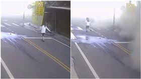 花蓮天王星倒塌！張齢予曝飯店監視器　路人奔逃、商店下陷她看哭
翻攝自張齢予臉書、影片授權：麗翔酒店連鎖-花蓮館