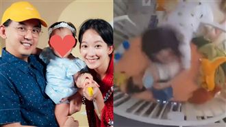 黃子佼愛女險遭砸　孟耿如驚險護女影像曝