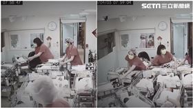 嬰兒室強震狂晃！護理師「肉身護嬰」畫面曝光　網泛淚：一群天使（圖／護理師授權提供）