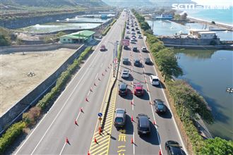 改衝墾丁！台1線南下湧出遊車潮　畫面曝