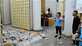 吉安鄉,慈雲山,納骨塔,地震,骨灰罈。（圖／翻攝自吉安鄉公所 臉書）