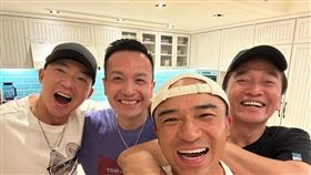 吳宗憲（右起）、小馬、小鐘、劉畊宏（圖／翻攝自臉書）