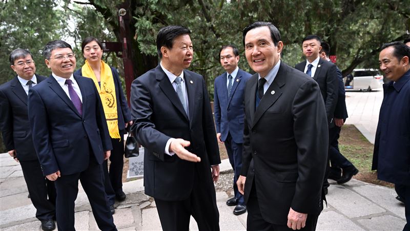又哽咽！馬英九喊：牢記身為炎黃子孫驕傲