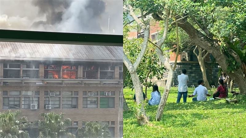 東華大學實驗室狂燒 她曬教授背影心碎了