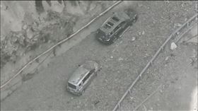 台八線,花蓮,地震,中橫公路,靳珩隧道,空拍,落石,搶修,新北市搜救協會提供