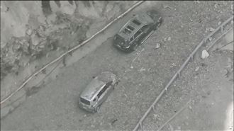 強震重創中橫公路　靳珩隧道慘狀空拍畫曝