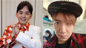 黃子佼、圤智雨。（圖／記者游定剛攝影、翻攝自圤智雨臉書）