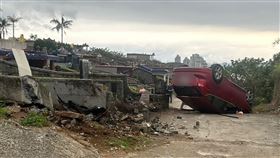 新北,蘆洲,第一公墓,翻車,烏龜翻,台灣啤酒,酒駕,