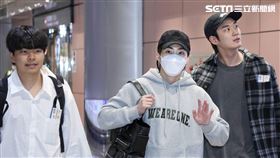 ▲EXO Xiumin（金珉錫）、崔元明以及李洗蘊。（圖／記者楊澍攝影）