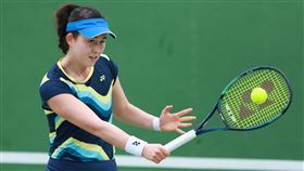 台英混血網球正妹葛藍喬安娜。（圖／揚基運動行銷提供）