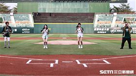 ▲台鋼雄鷹主場開幕戰第2戰，葉保弟應援區演奏者現場演出。（圖／記者劉彥池攝影）