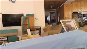 ▲花蓮7.2地震發生後，天王星大樓內住戶屋內畫面曝光。（圖／林姓住戶提供）