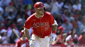 ▲楚奧特（Mike Trout）擊出本季第4轟。（圖／美聯社／達志影像）