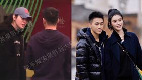 近日就有中國狗仔跟拍，想不到平時在鏡頭前恩愛不已的2人卻被拍到疑似在路邊起口角，畫面中何猷君在一旁不斷輕撫老婆手臂，不過奚夢瑤似乎氣憤難消，最後離開現場。（圖／翻攝自微博）