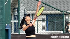 ▲金恩盃亞大區一級賽9日點燃戰火，「台灣一姐」謝淑薇備戰。（圖／記者蔡厚瑄攝影）