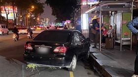 台中西屯發生3車追撞事故。（圖／警方提供）