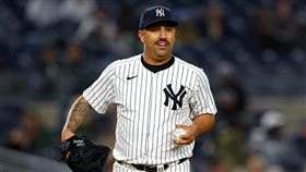 ▲洋基寇泰斯（Nestor Cortes）8局僅挨2安無失分，投出本季代表作。（圖／美聯社／達志影像）