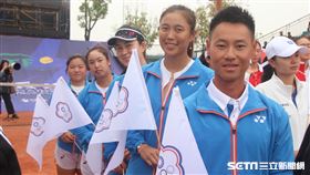 台灣隊金恩盃首戰交手中國隊，謝淑薇確定沒打。（圖／記者蔡厚瑄攝影）