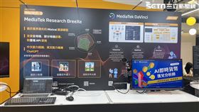 聯發科（2454）今（9）日舉行生成式AI論壇，推出生成式AI服務平台「MediaTek DaVinci」（聯發科技達哥）。（圖／記者王翊綺攝影）