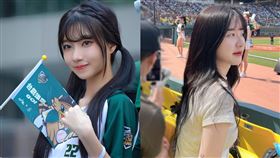 一粒,雙胞胎姊姊。（合成圖／翻攝自「9y9j」Threads、一粒IG）