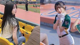 一粒,雙胞胎姊姊。（合成圖／翻攝自「9y9j」Threads、一粒IG）