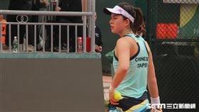 台英混血正妹葛藍喬安娜。（圖／記者蔡厚瑄攝影）