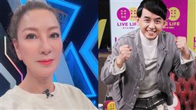 楊繡惠、黃子佼。（圖／翻攝自楊繡惠臉書、記者邱榮吉攝影）